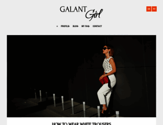 galantgirl.com screenshot