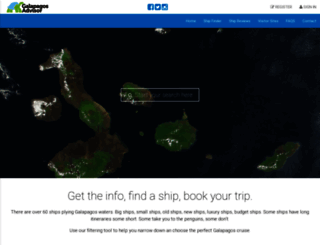 galapagosadvisor.com screenshot
