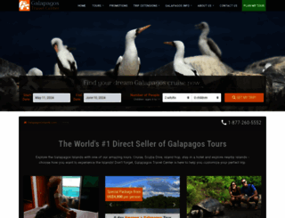 galapagosislands.com screenshot