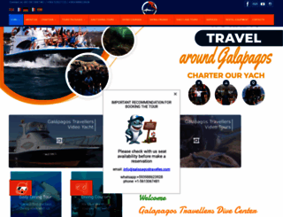 galapagostravellers.com screenshot