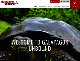 galapagosunbound.com screenshot