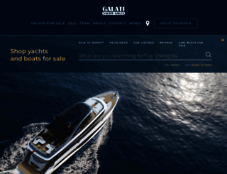galatiyachts.com screenshot