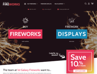 galaxy-fireworks.co.uk screenshot