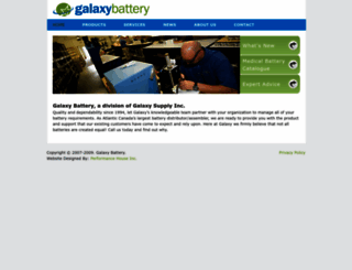 galaxybattery.ca screenshot