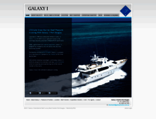 galaxycharters.com screenshot