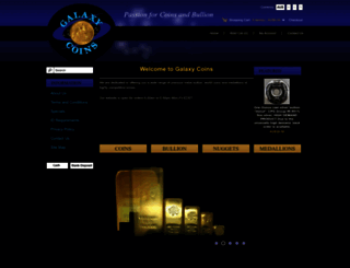 galaxycoins.com.au screenshot