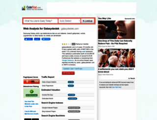 galaxydestek.com.cutestat.com screenshot