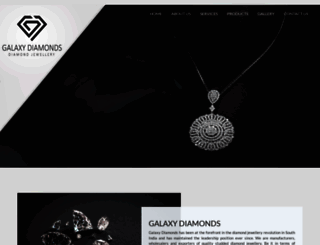 galaxydiamonds.in screenshot