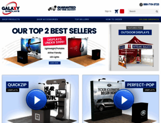 galaxydisplays.com screenshot