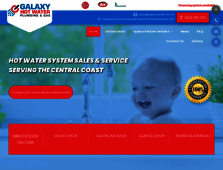 galaxyhotwater.com.au screenshot