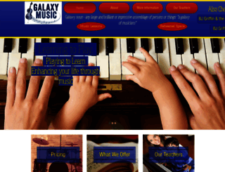 galaxymusicvb.com screenshot