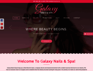 galaxynailsspa.com screenshot
