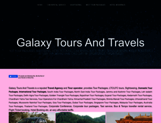 galaxytour001.com screenshot