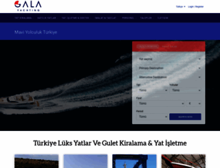 galayachting.com.tr screenshot