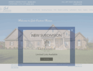 galecustomhomes.com screenshot