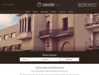 galeonhotel.com.ar screenshot