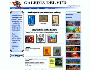 galeriadelsur.net screenshot