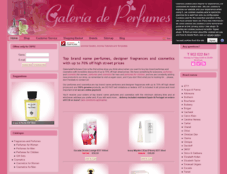 galeriadeperfumes.com screenshot