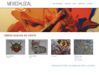 galeriamexicolocal.com screenshot