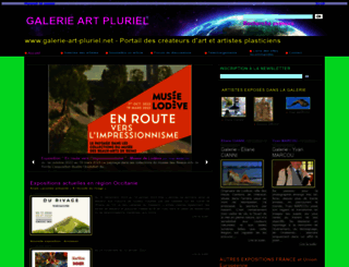 galerie-art-pluriel.net screenshot