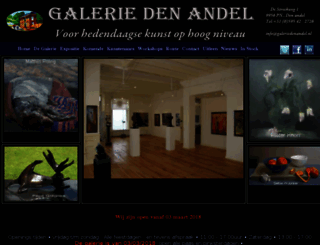 galeriedenandel.nl screenshot