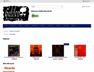 galileo-records.com screenshot