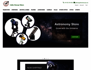 galileotelescope.com screenshot