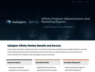 gallagher-affinity.com screenshot