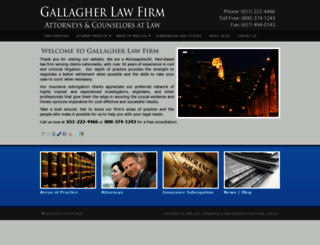 gallagherlawus.com screenshot