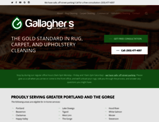 gallagherscarpetcleaning.com screenshot