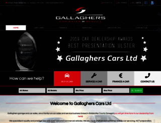 gallagherscars.ie screenshot