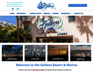 galleonresort.com screenshot