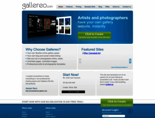 gallereo.com screenshot