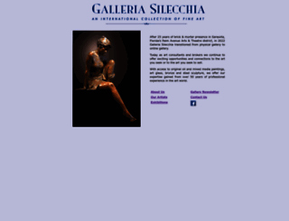 galleriasilecchia.com screenshot