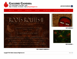 gallerieganesha.com screenshot