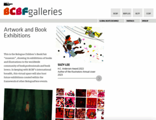 galleries.bolognachildrensbookfair.com screenshot