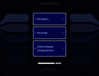 gallery1919.com screenshot