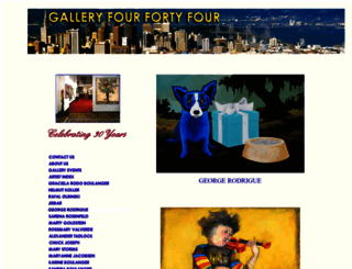 gallery444.com screenshot