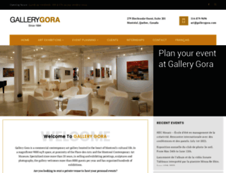 gallerygora.com screenshot