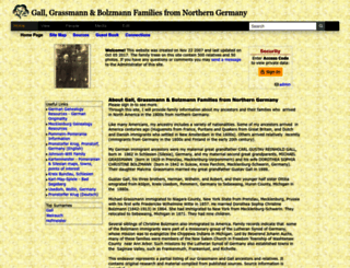 gallgrassmann.tribalpages.com screenshot