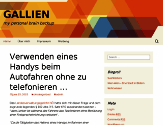 gallien.org screenshot