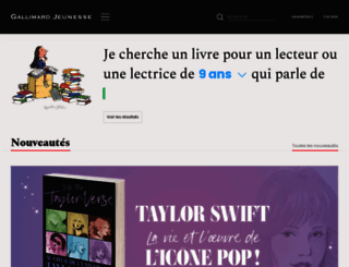 gallimard-jeunesse.fr screenshot