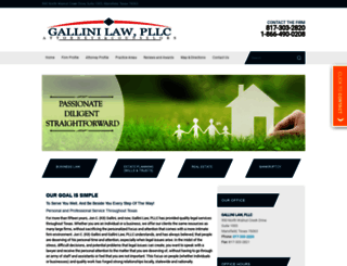 gallinilaw.com screenshot