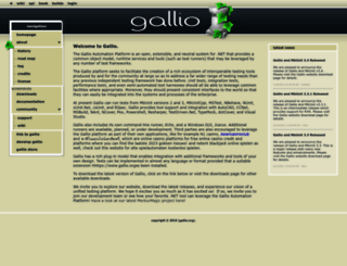 gallio.org screenshot
