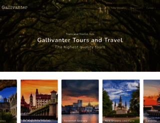 gallivantertours.com screenshot