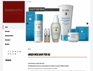 gallos-kosmetik.de screenshot