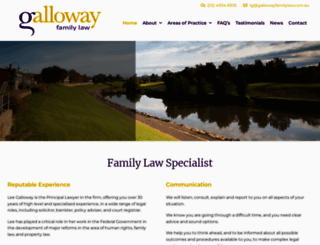 gallowayfamilylaw.com.au screenshot