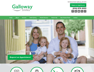 gallowaysmiles.com screenshot