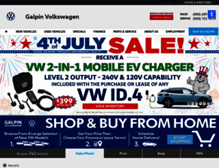 galpinvolkswagen.com screenshot