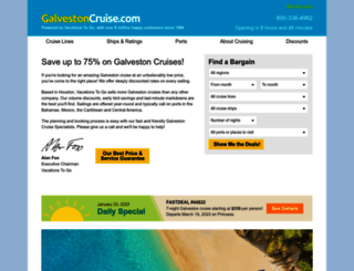 galvestoncruise.com screenshot